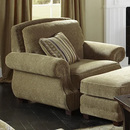 Soft and Comfortable Traditional Styled Living Room Chair